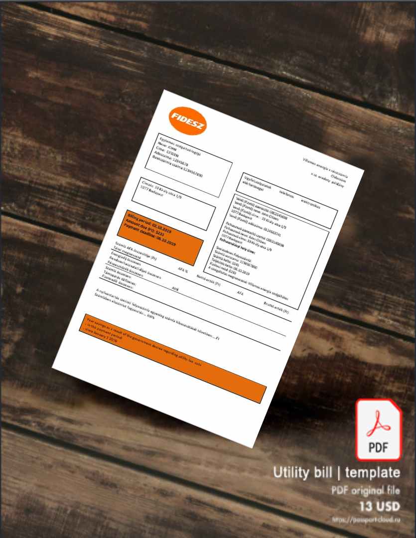 Utility bill | Albanian Power | Albania